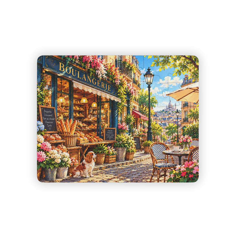 Paris Bakery Morning finished 30 piece puzzle